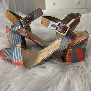 Sam Edelman colored block heels